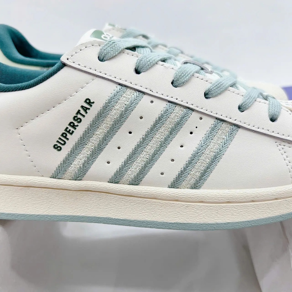 Giày Adidas Super Star ‘Light Beige’ IE5532 Màu xanh nhạt